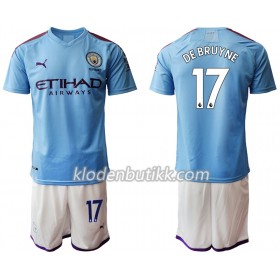 Manchester City DE BRUYNE 17 Barn Hjemmedraktsett 2019-2020 Kortermet (+ Korte bukser)